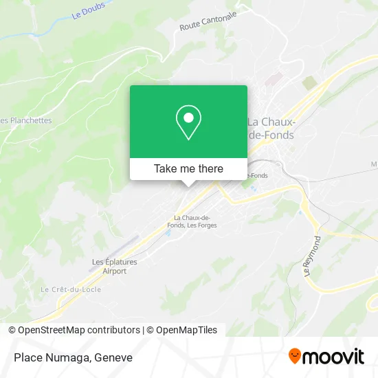 Place Numaga map
