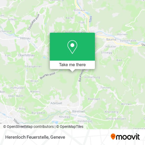 Herenloch Feuerstelle map