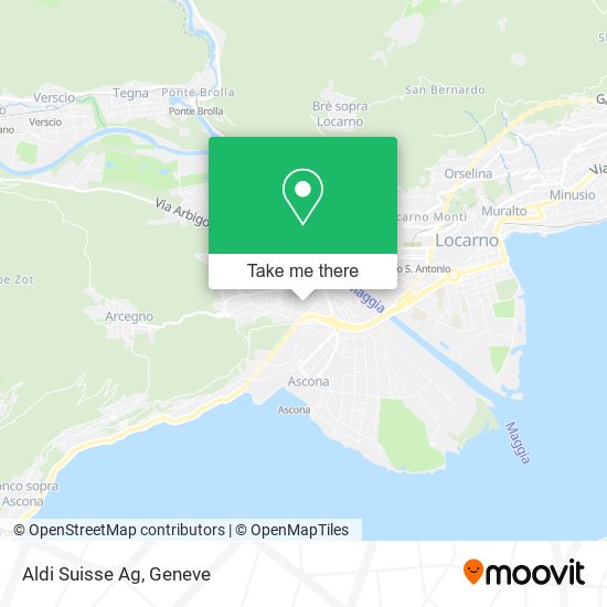 Aldi Suisse Ag map