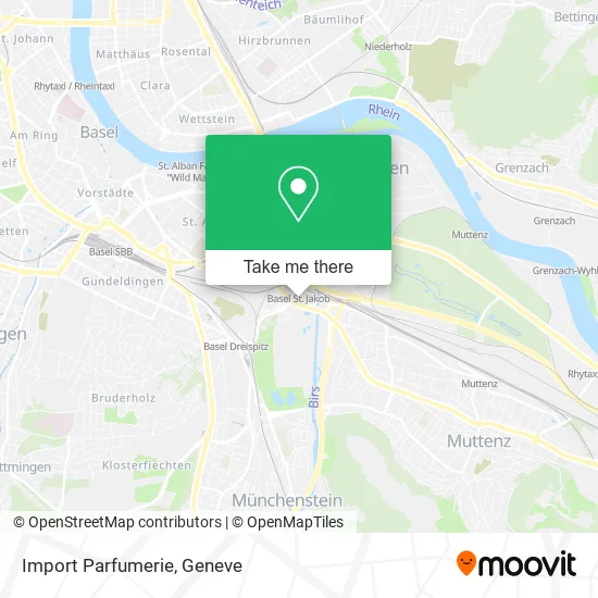 Import Parfumerie map