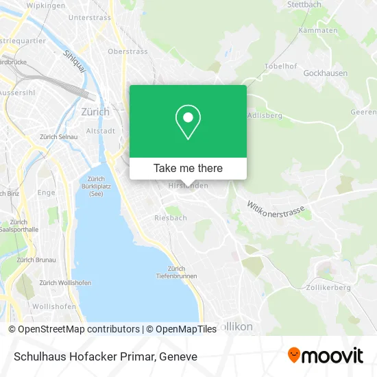 Schulhaus Hofacker Primar map