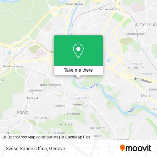 Swiss Space Office map