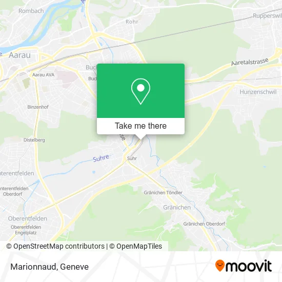 Marionnaud map