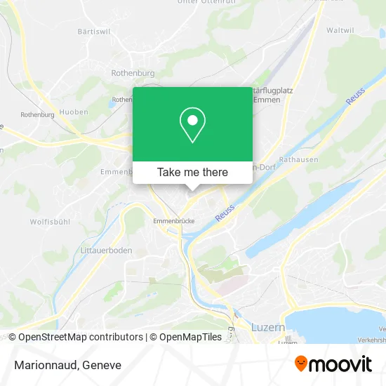 Marionnaud map