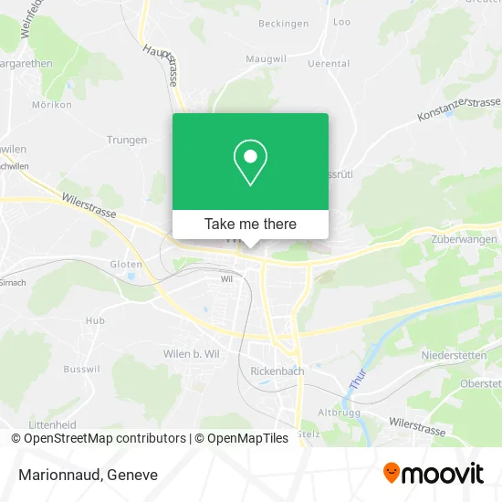Marionnaud map