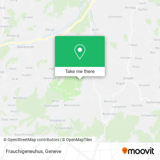 Frauchigeneuhus map