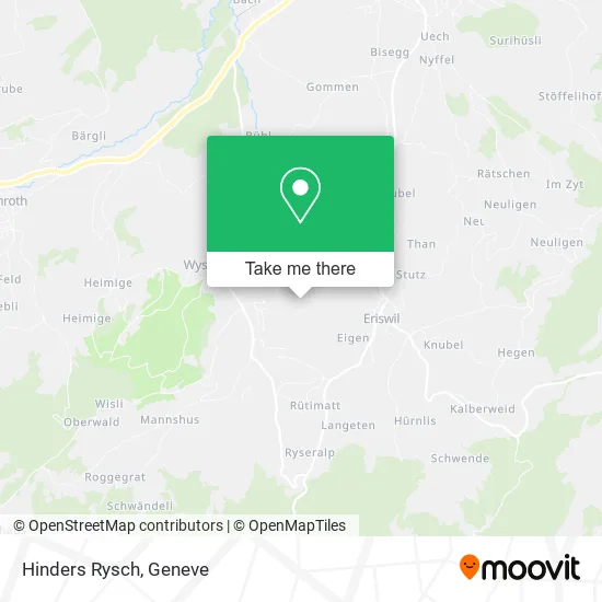 Hinders Rysch map