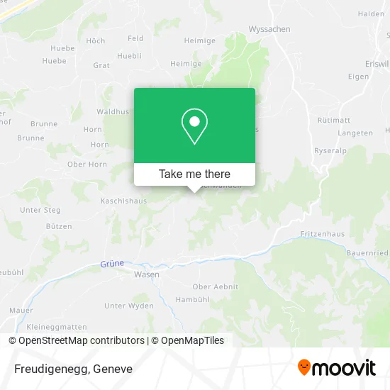 Freudigenegg map