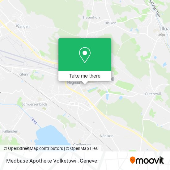 Medbase Apotheke Volketswil map