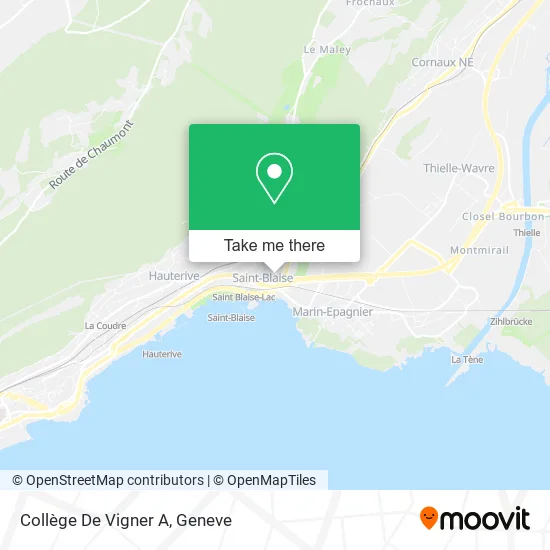 Collège De Vigner A map