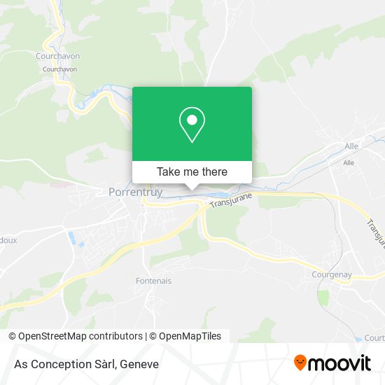 As Conception Sàrl map