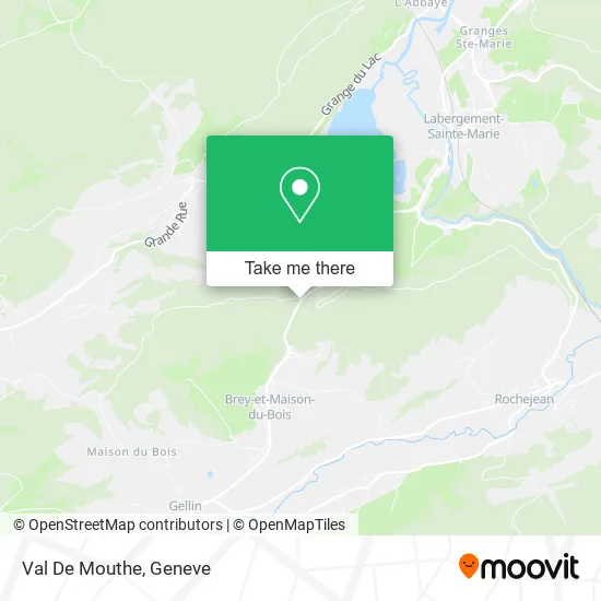 Val De Mouthe map