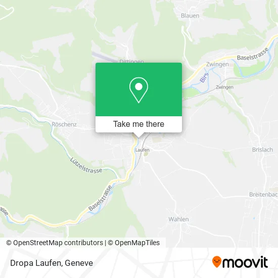 Dropa Laufen map
