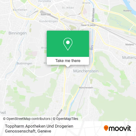 Toppharm Apotheken Und Drogerien Genossenschaft map