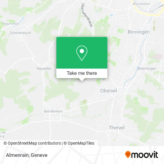Almenrain map