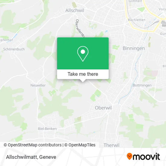 Allschwilmatt map