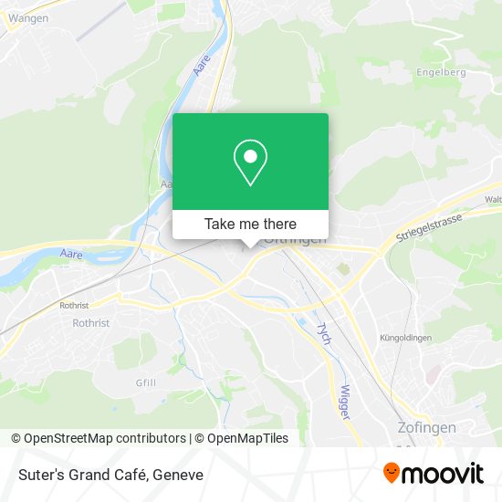 Suter's Grand Café map