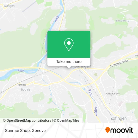 Sunrise Shop map