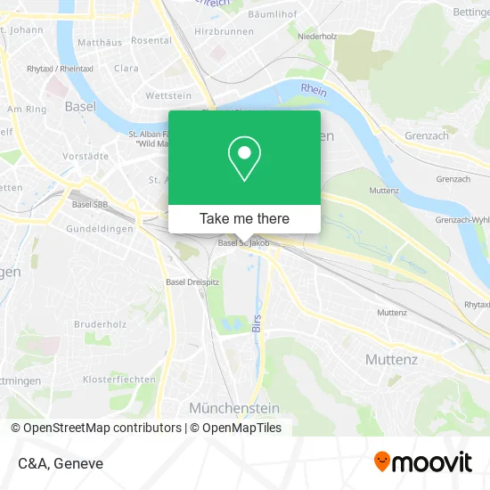 C&A map