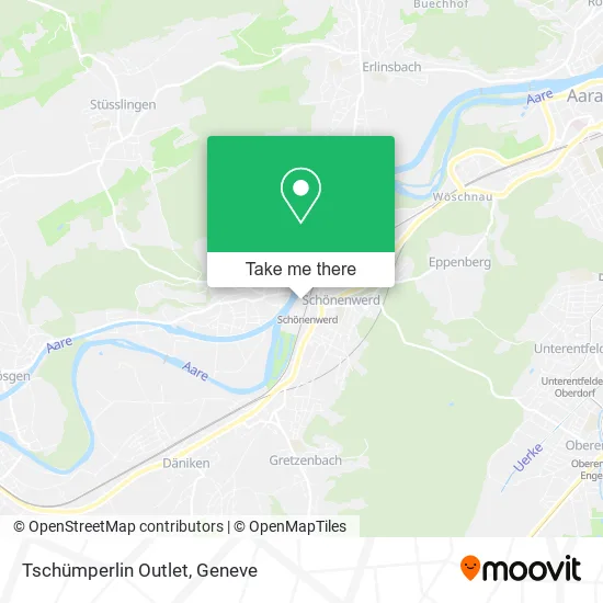 Tschümperlin Outlet map