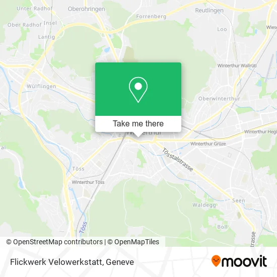 Flickwerk Velowerkstatt map