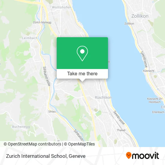 Zurich International School map