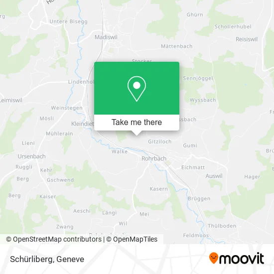 Schürliberg map
