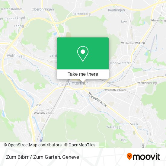 Zum Bibrr / Zum Garten map