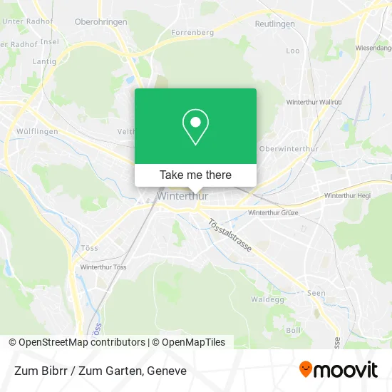 Zum Bibrr / Zum Garten map