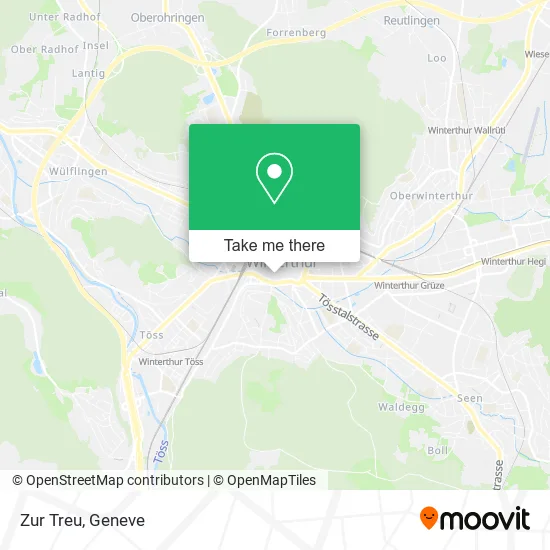 Zur Treu map