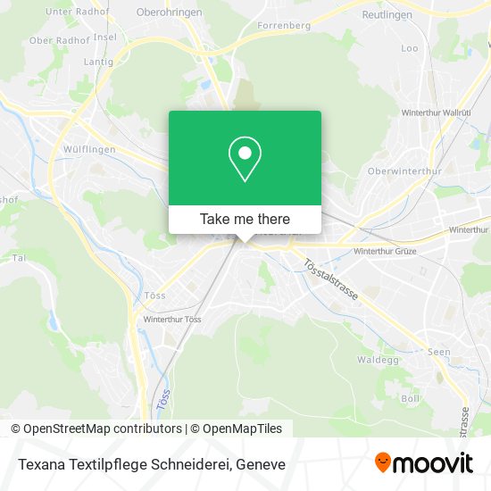 Texana Textilpflege Schneiderei map