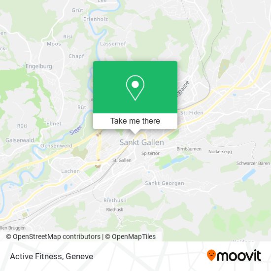 Active Fitness map