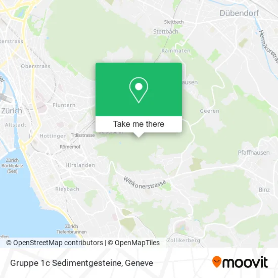 Gruppe 1c Sedimentgesteine map