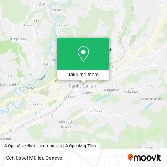 Schlüssel Müller map