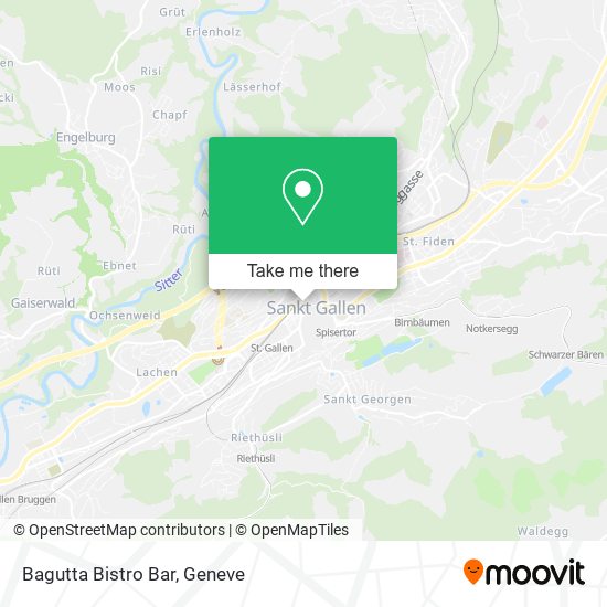 Bagutta Bistro Bar map