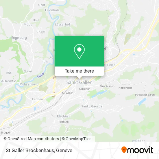 St.Galler Brockenhaus map