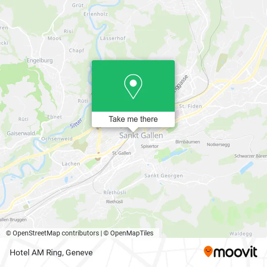 Hotel AM Ring map