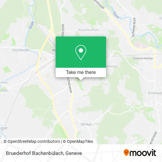 Bruederhof Bachenbülach map