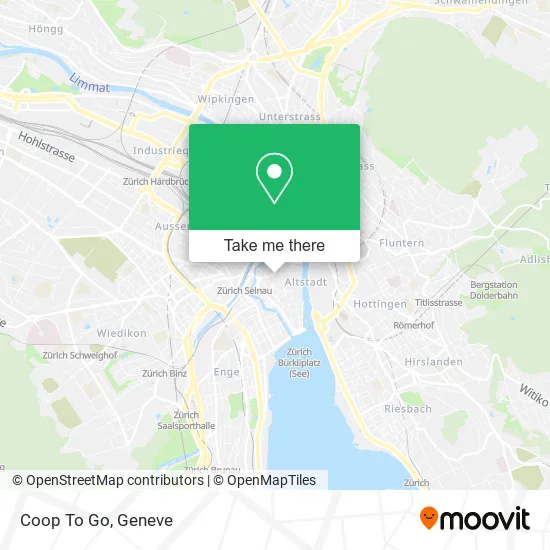 Coop To Go map