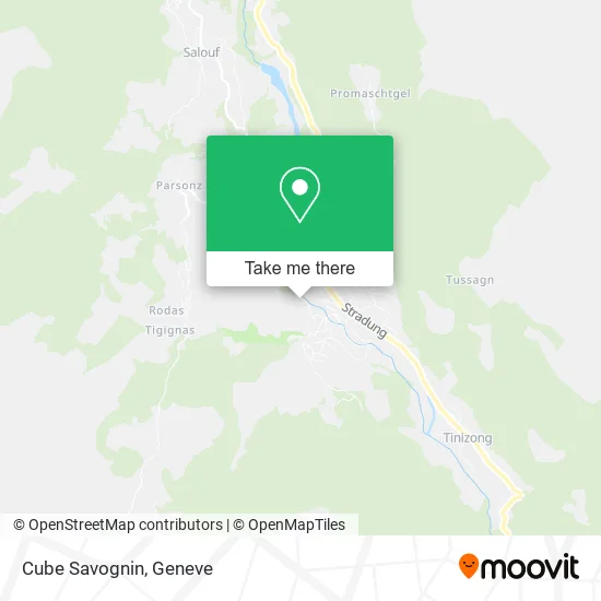 Cube Savognin map