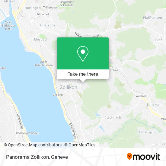 Panorama Zollikon map