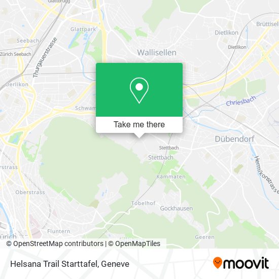Helsana Trail Starttafel map