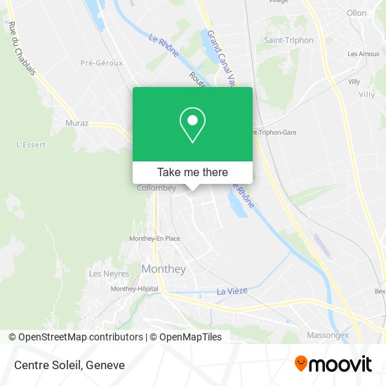 Centre Soleil map