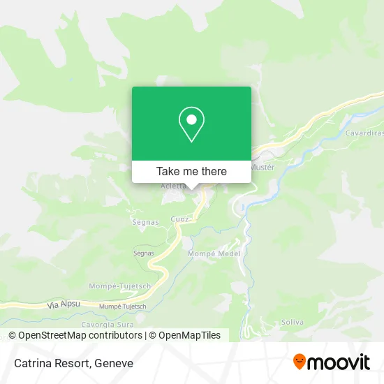 Catrina Resort map