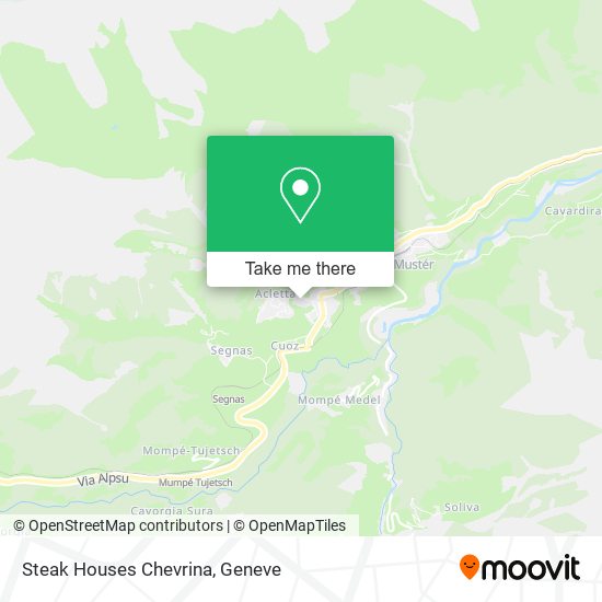 Steak Houses Chevrina map