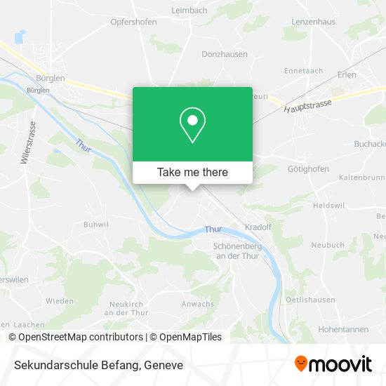 Sekundarschule Befang map