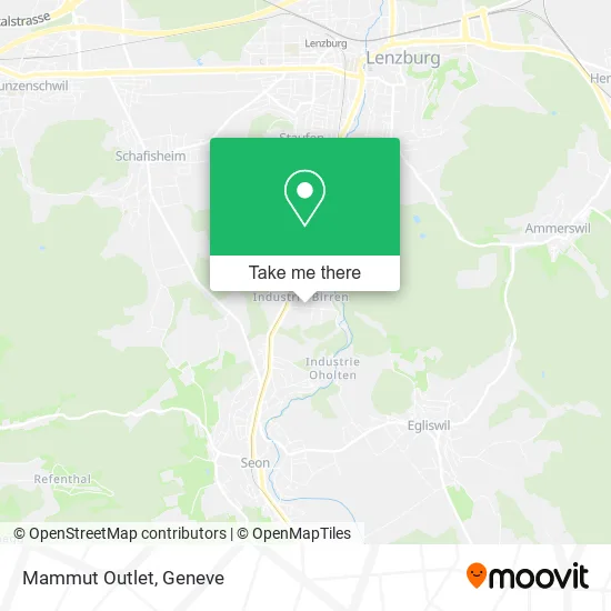 Mammut Outlet map
