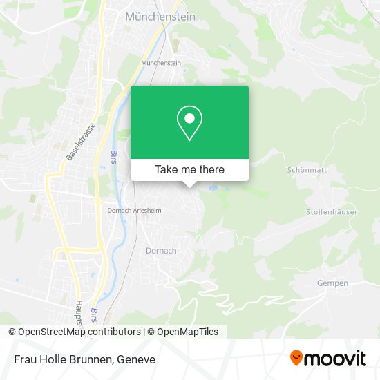 Frau Holle Brunnen map