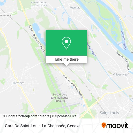 Gare De Saint-Louis-La-Chaussée plan