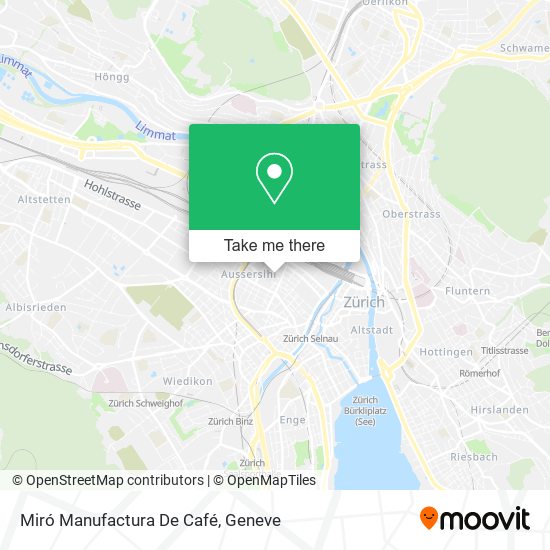 Miró Manufactura De Café map